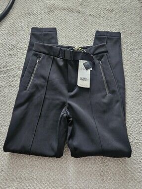H&M Move Black Softshell Ski Pants XS NWT